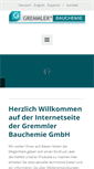 Mobile Screenshot of gremmler.de